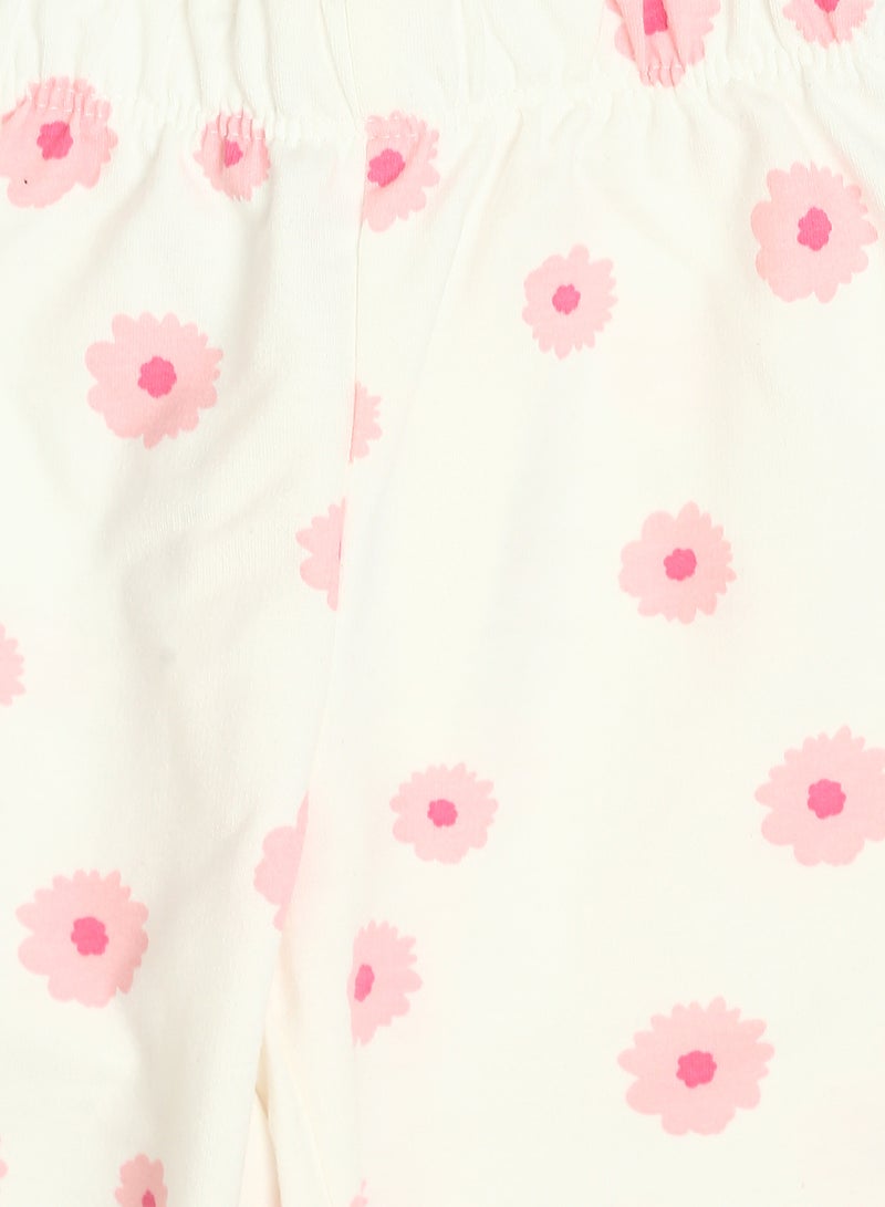 ال سي وايكيكي بنطلون بيجاما بناتي بوسط مطاطي - Image 3